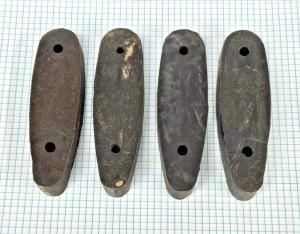 1 - Surplus Rifle Rubber Butt Pad with 2 plugs - See Description before ordering