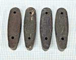 1 - Surplus Rifle Rubber Butt Pad with 2 plugs - See Description before ordering
