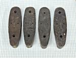 1 - Surplus Rifle Rubber Butt Pad with 2 plugs - See Description before ordering