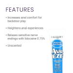 Anal Eze Eaze Ese Ease Smooth Slick Desensitizing Numbing Gel 1.5 oz