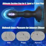 Telescopic-Prostate-Vibrator-Massager-Anal-Stimulator-Women-Men Use lubricant