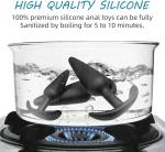 Silicone Plug, Pack of 3 Plugs Training Set for Beginners Advanced Users with Fl