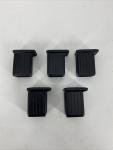 LOT OF 5 TP Sports No. 529 End Cap for Hockey Stick Butt End Cap Plugs NOS