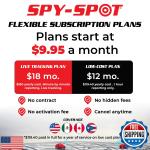 Spy Spot GPS Vehicle Tracker with 4G Hard Wire Kill Switch | Remotely Disable