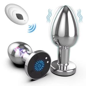 Remote Control Vibrating Plug For Couples, 10 Modes Prostate Massager Toy
