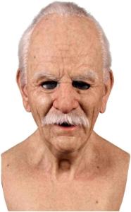 Realistic Masks For Adults Human Face Old Men Realistic Silicone Mask Halloween