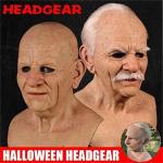 Realistic Masks For Adults Human Face Old Men Realistic Silicone Mask Halloween
