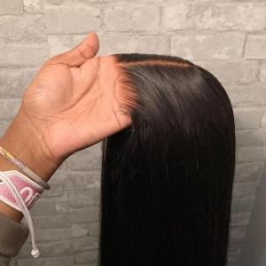 Glueless Wigs Human Hair Pre Plucked Pre Cut 4x4 HD Lace Closure Wigs Straight