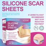 Scar Removal Silicone Tape for Hypertrophic Scars & Keloids, 1.6'' x 60''-150"