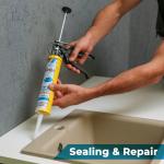 Aquarium Silicone Sealant Clear (10.5 fl oz), 100% Non-Toxic for fish 2 pk