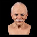 Realistic Masks For Adults Human Face Old Men Realistic Silicone Mask Halloween