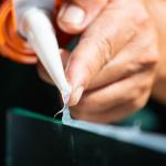 Aquarium Silicone Sealant Clear (10.5 fl oz), 100% Non-Toxic for fish 2 pk