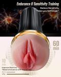 High Quality 2 in 1 Realistic Hands Free Lifelike Pocket Pussy12 Man Toys