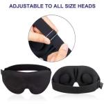2/1 Pack Travel 3D Eye Mask Sleep Soft Padded Shade Cover Rest Relax Blindfold