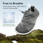 Pedibare Toddler Barefoot Shoes - Wide Toe Box Zero Drop Flexible Lightweight Sneakers - Breathable Non-Slip Easy On/Off Skin-Friendly Minimalist for Indoor Outdoor Walking Running Grey