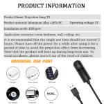 USB Ceiling Moon Earth Projection Atmosphere Light