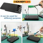 Model Painting Stand Base Holder 12PCS Alligator Clip Sticks Magnetic Bendable for Airbrush Spray Hobby DIY Model Crafting