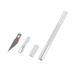 Engraving Non-Slip Metal Knife Kit + 40/10pcs #11 Blades Cutter Craft Knives for Mobile Phone PCB Repair Hand Tools