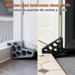 Heavy Duty Door Stopper Non-Slip Balcony Window Door Wedge Easy Install for Home Office Bathroom Kitchen, Track Lock & Anti-Slam