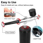 Airbrush Mini Spray Gun for Painting Model Cake Paint Spray Gun 0.3mm Nozzles Portable Air brush Spray Gun with Cleaning Kit