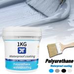 1KG Waterproof Coating Sealant Roof Waterproof Agent Urethane Anti-leakage Paint Coating Antileak Glue Bathroom Repair Materia