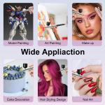 Airbrush Mini Spray Gun for Painting Model Cake Paint Spray Gun 0.3mm Nozzles Portable Air brush Spray Gun with Cleaning Kit