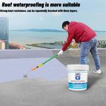 1KG Waterproof Coating Sealant Roof Waterproof Agent Urethane Anti-leakage Paint Coating Antileak Glue Bathroom Repair Materia