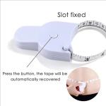 Automatic Telescopic Tape Measure Body Measuring Tape Sewing Ruler Tools Centimeter Tapes For Body Meter Measure White Tools