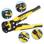 Crimper Cable Cutter Adjustable Automatic Wire Stripper Multifunctional Stripping Crimping Pliers Terminal Hand Tool