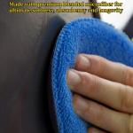 10PCS Microfiber Wax Applicator Pads Car Care Soft Wax Sponge With Finger Pocket Wax Applicator For Car Paint Interior Leather