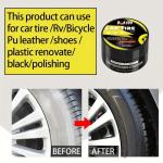 Ultimate Tire & Wheel Shine Wax - Restores Faded Paint, Protects from Cracks, and Enhances Interior Finish for Cars, RVs,