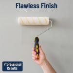 Bates - Paint Tray Set, Paint Rollers, Paint Brushes for Wall, Tray, Roller Brush, 11 Piece Home Painting Supplies, Foam Brush, House Painting Supplies, Painting Tools, Interior, Exterior