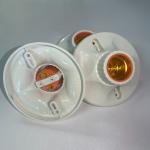 1-20PCS 220V E27 Screw Lamp Stand Light Bulb Socket Holder Adapter Base Cap Socket White Ceiling Light Lamp Bulb Fixing Base