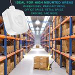 EverElectrix Ceiling Occupancy Motion Sensor, Passive Infrared Technology, High Bay Fixture Mount 360 Degree, Hard-Wired, 120-277 VAC, Commercial/Industrial Grade, 10-Pack