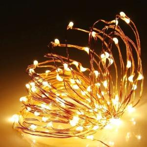 USB Led Fairy Lights Copper Wire String 20M 200LED Holiday Outdoor Lamp Garland For Christmas Tree Wedding Party Decoration