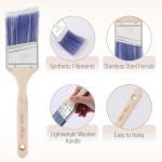 Bates - Paint Tray Set, Paint Rollers, Paint Brushes for Wall, Tray, Roller Brush, 11 Piece Home Painting Supplies, Foam Brush, House Painting Supplies, Painting Tools, Interior, Exterior