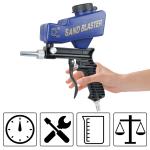 Rust Blasting Device Gravity Sandblasting Gun Pneumatic Sandblasting Set Adjustable Blasting Machine Pneumatic Blasting Gun Set