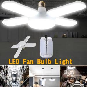 28W Fan Shape LED Bulb E27 LED Lamp Foldable 220V 110V Light Bulbs For Home Living Room Warehouse Garage Ceiling Light