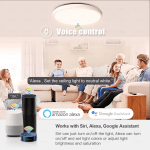 Tuya Wifi/Zigbee Ceiling Light RGBCW Led Ceiling Lamp Livingroom Home Decoration Smart Lamp For Smart Life APP Alexa Google Home