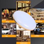 LED Bulb AC 220v E27 Base Household Energy Saving Lamp 15W Indoor Lighting Flying Saucer Light 6500k Ceiling Lamp Garage Light