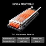 Mount Steel Pioneer Series [12kW–18kW Adjustable] Electric Tankless Water Heater – Configurable Max Power to Fit Your Panel – Self-Modulating for Stable Temp – 99% Efficient Whole House – 240V