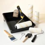 Bates - Paint Tray Set, Paint Rollers, Paint Brushes for Wall, Tray, Roller Brush, 11 Piece Home Painting Supplies, Foam Brush, House Painting Supplies, Painting Tools, Interior, Exterior