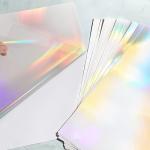 50 Sheets Waterproof Cold Laminating Film 4.1x2.9inch Self-adhesive paper film DIY Package Card Photo Laminating Film