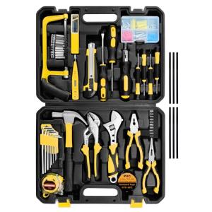 SOLUDE Tool Set,148-Piece Home Repair Tool Kit for Men Women College Students,Household Basic Hand Tool Sets with Case for Home Maintenance,Dorm Essentials,Auto Repair & DIY Projects