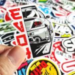 10/20/50/100pcs Cool JDM Stickers Auto Car Modify Motorcycle Scooter Bike Skateboard Laptop Graffiti Vinyl Decals Sticker Bomb