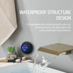 Portable Wireless Bluetooth Speaker LED Light IPX4 Waterproof Loudspeaker Outdoor Bathroom Large Suction Cup Stereo Sound Box