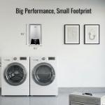 Mount Steel Pioneer Series [12kW–18kW Adjustable] Electric Tankless Water Heater – Configurable Max Power to Fit Your Panel – Self-Modulating for Stable Temp – 99% Efficient Whole House – 240V