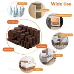 300PCS Felt Chair Leg Pads, Value Pack of Various Sizes,Felt Furniture Pads for Protecting Hardwood Floors,Self Adhesive