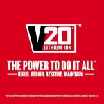 CRAFTSMAN V20 Cordless 8-Tool Combo Kit With Two 2.0 Ah Batteries and Charger (CMCK801D2)