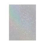 50Pcs  Sand Stars Holographic Sticker Paper 2.9×4.1 inch Glitter Clear Holographic Overlay Cold Laminating Film Self Adhesive